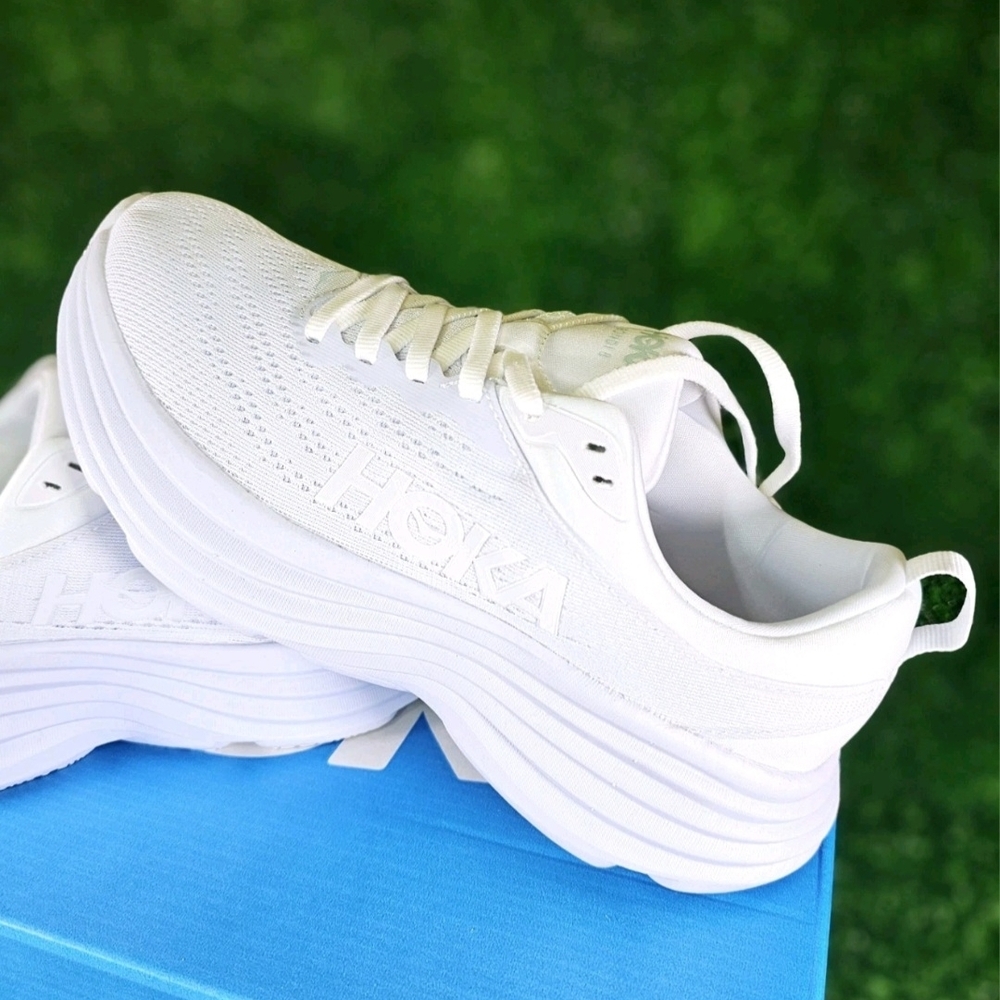 Hoka Women's White Running Shoes - Picture 3 of 11
